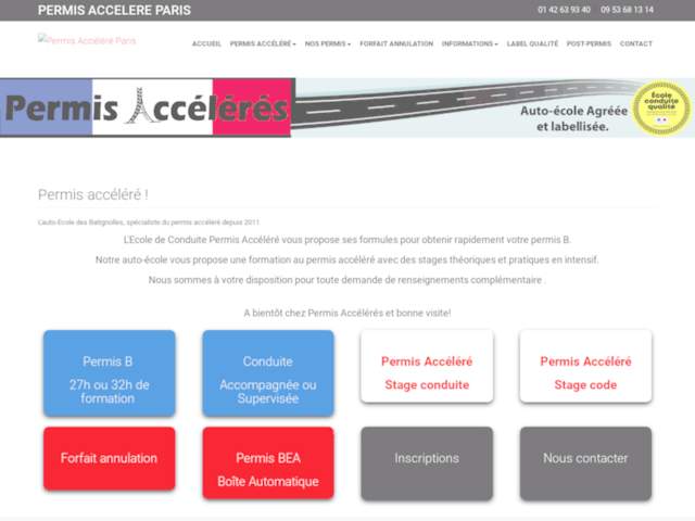 Allowed Accelerated Paris Batignolles Driving School Permis Rapide