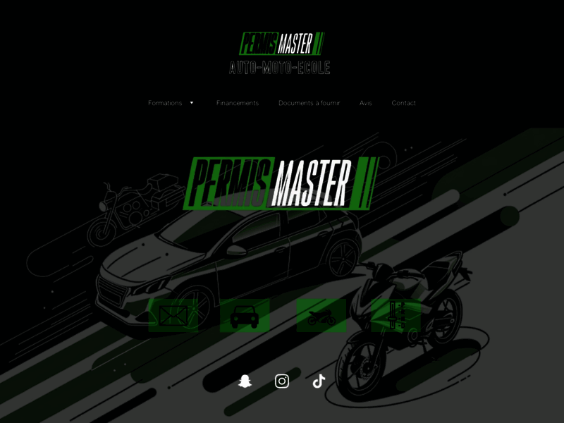 › Voir plus d'informations : Auto / Moto-Ecole Permis Master