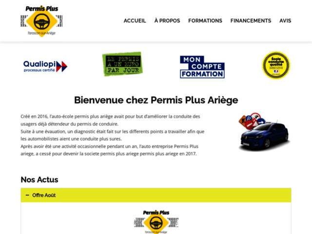 › Voir plus d'informations : Permis Plus Ariege
