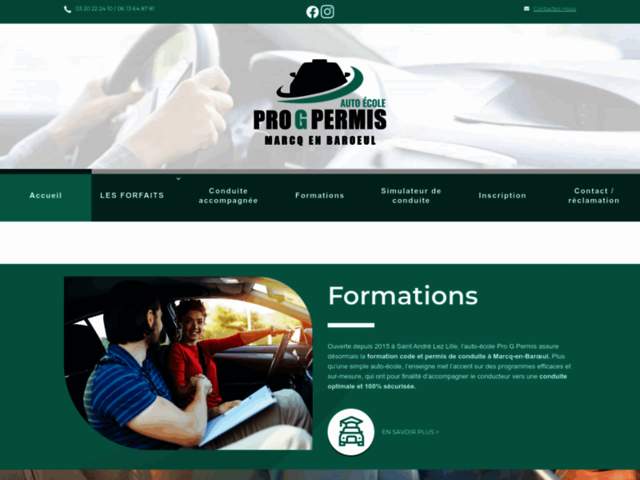 › Voir plus d'informations : Driving School Pro G Allowed Marcq En Baroeul