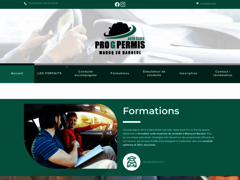 › Voir plus d'informations : Driving School Pro G Allowed Marcq En Baroeul