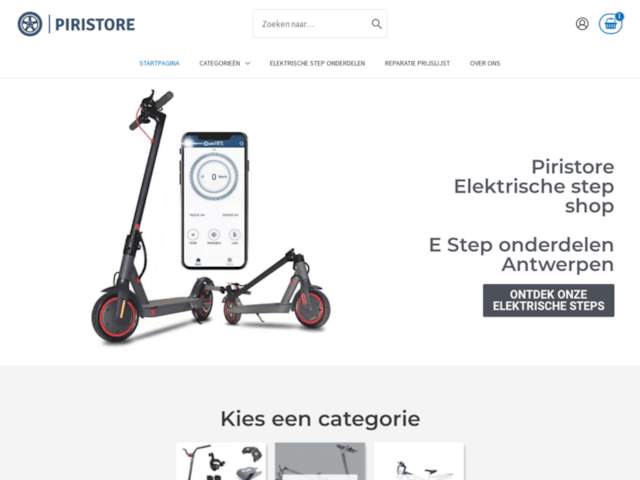 Piri Store - Elektrische step - Step reparatie - Step onderdelen - Step hersteller