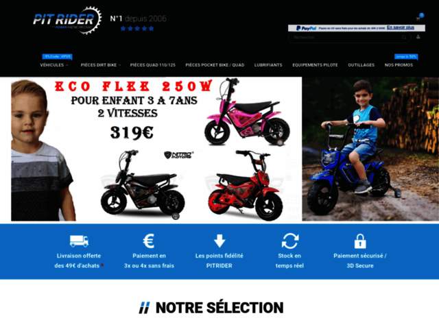 › Voir plus d'informations : PITRIDER : Spécialiste Dirt bike / Quad depuis 2006