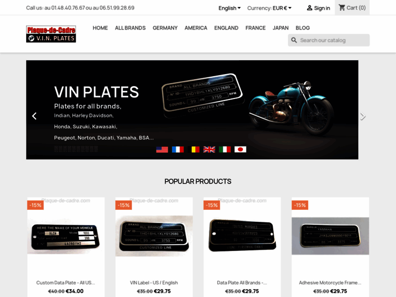 › Voir plus d'informations : Plaque de cadre