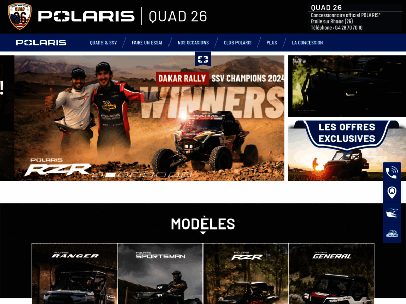 › Voir plus d'informations : Quad 26