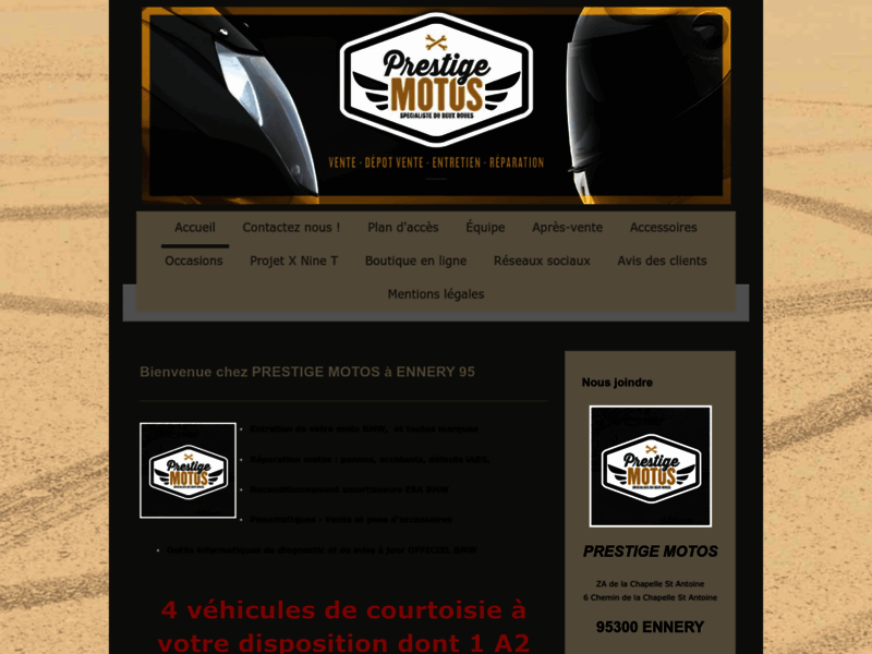 › Voir plus d'informations : PRESTIGE MOTOS