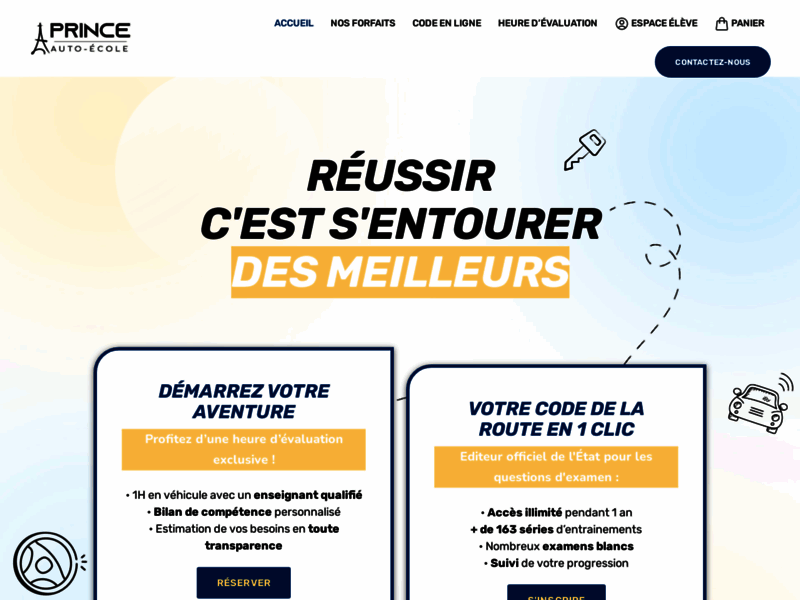 › Voir plus d'informations : Prince Auto-Moto Ecole