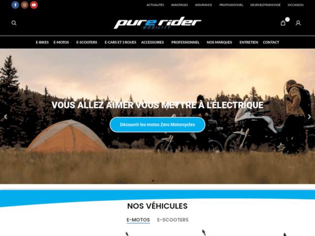 PURE RIDER ST MAUR - Spécialiste 2 roues électriques - SILENCE - ZERO MOTORCYCLES-AIDEA