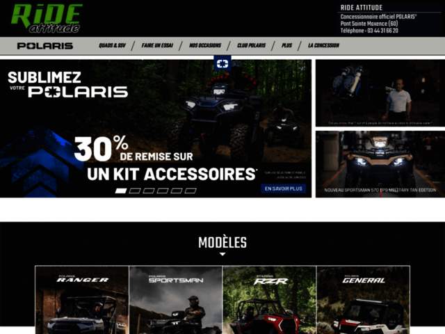 › Voir plus d'informations : Attitude Quad - Quads Polaris