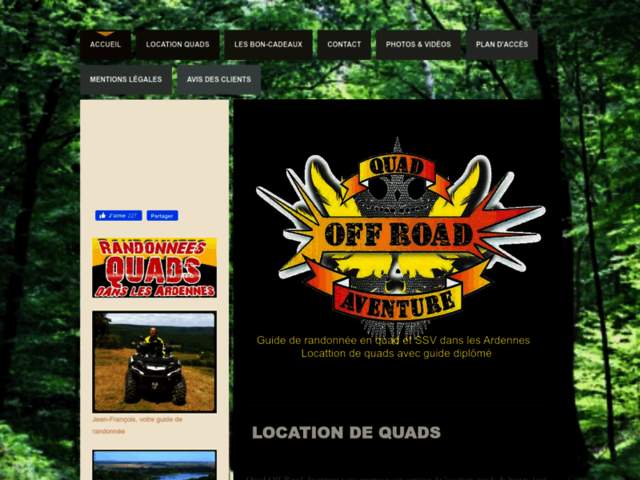 › Voir plus d'informations : Quad off road aventure