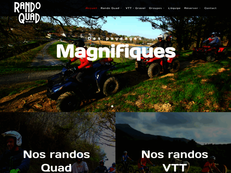 › Voir plus d'informations : Rando Quad Pays Basque