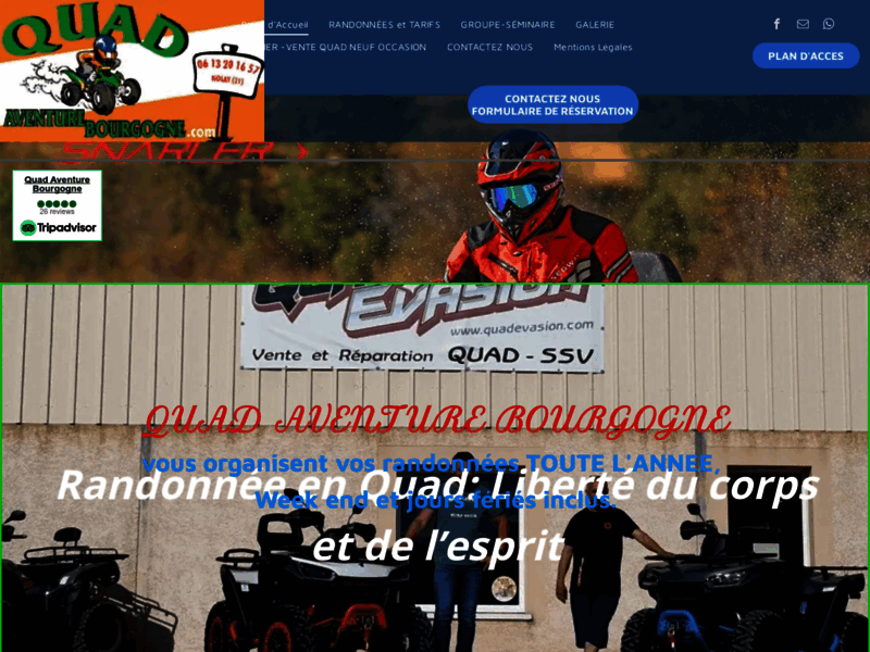 › Voir plus d'informations : Quad Aventure Bourgogne
