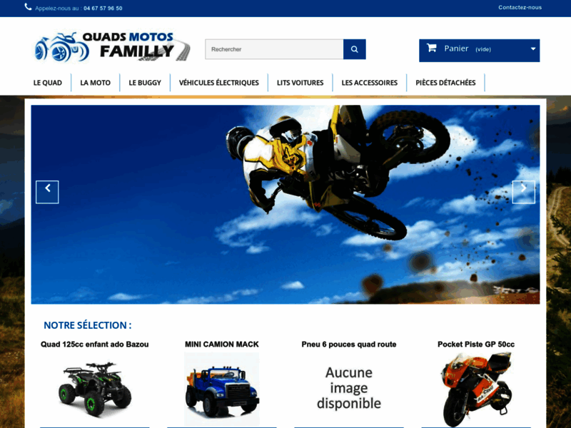 › Voir plus d'informations : Quads Motos Familly