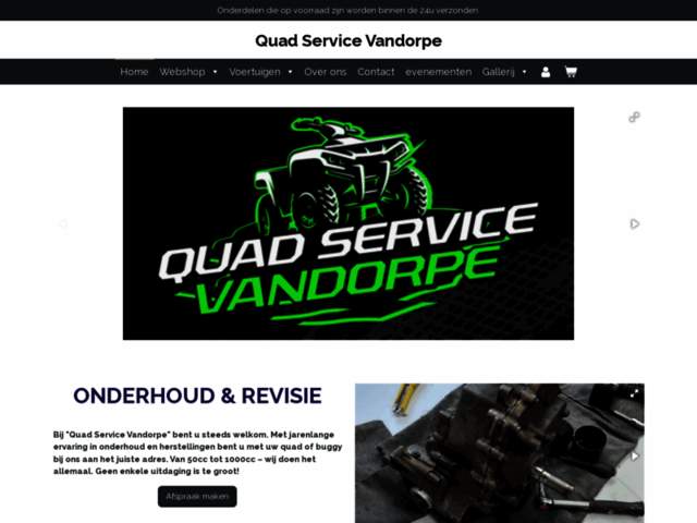 › Voir plus d'informations : Quad Service Vandorpe