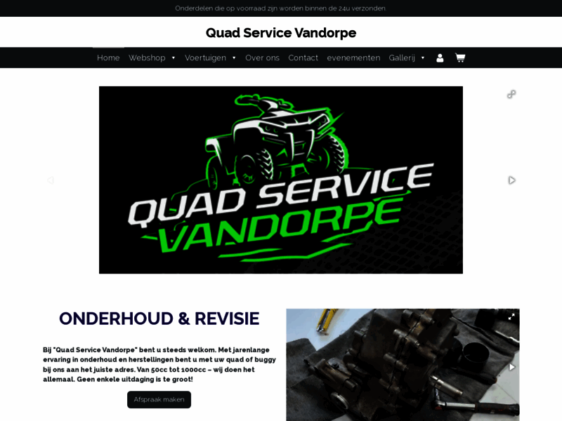 › Voir plus d'informations : Quad Service Vandorpe