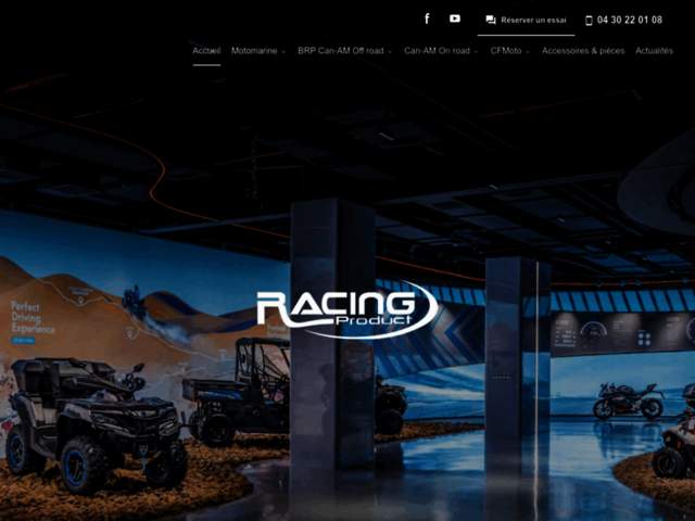 › Voir plus d'informations : Racing Product