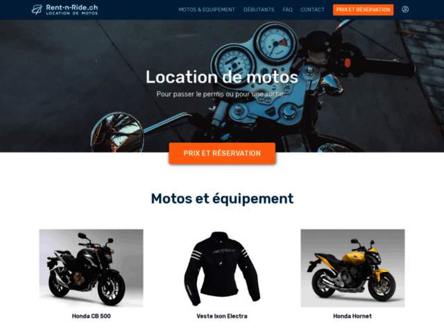 › Voir plus d'informations : Rent-n-Ride Lausanne - Location de motos et d'équipement