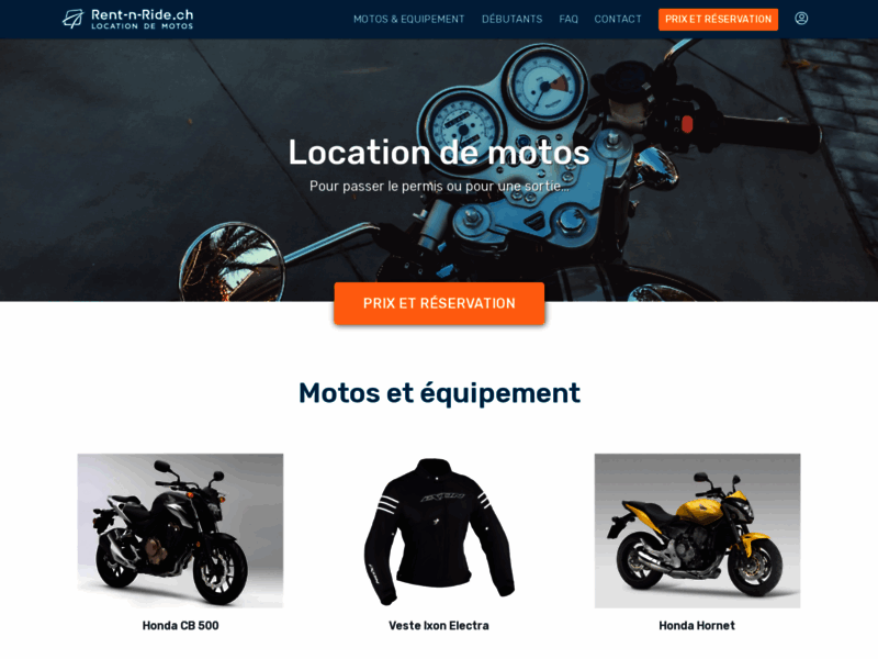 › Voir plus d'informations : Rent-n-Ride Lausanne - Location de motos et d'équipement