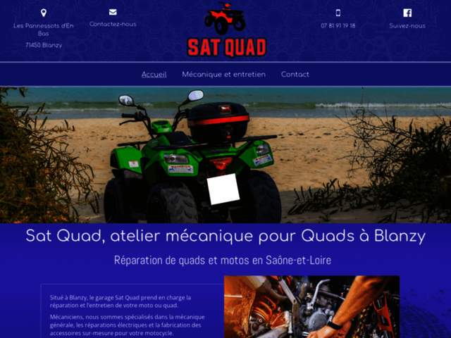 › Voir plus d'informations : SAT QUAD