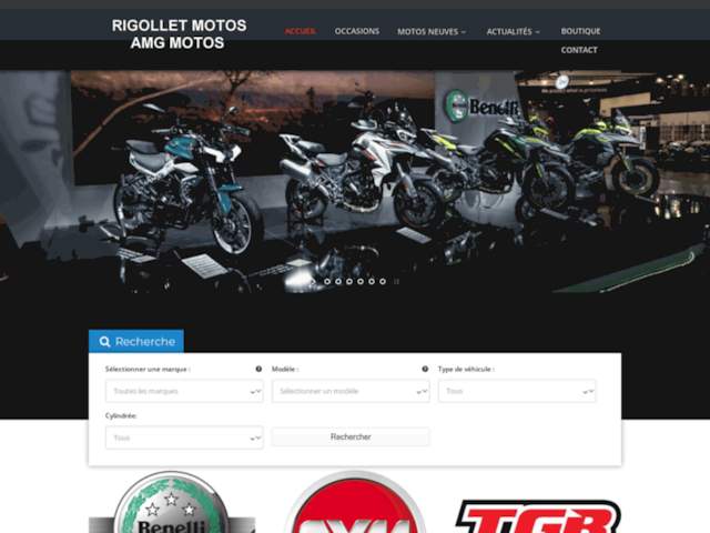 Rigollet Motos Concessionnaire BENELLI-SYM-Motos OCCASIONS-AMG Motos