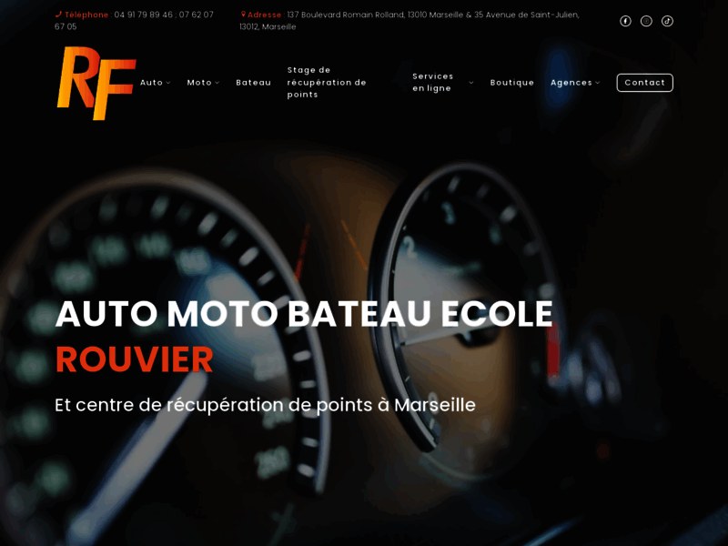 › Voir plus d'informations : Auto Moto Bateau Ecole Rouvier 2 And Approved Center Recovery De Points