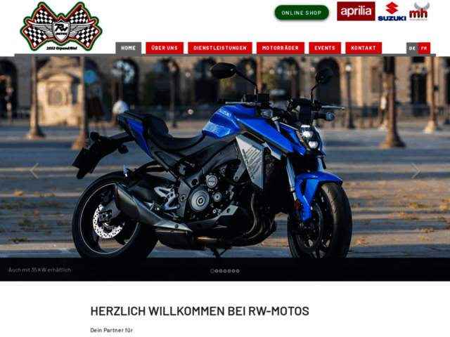 › Voir plus d'informations : R. Werro Motos - Suzuki - Aprilia