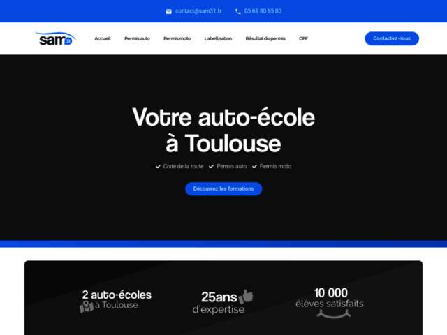 › Voir plus d'informations : Auto Moto School Sam31