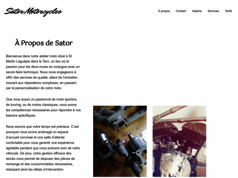 › Voir plus d'informations : Sator motorcycles