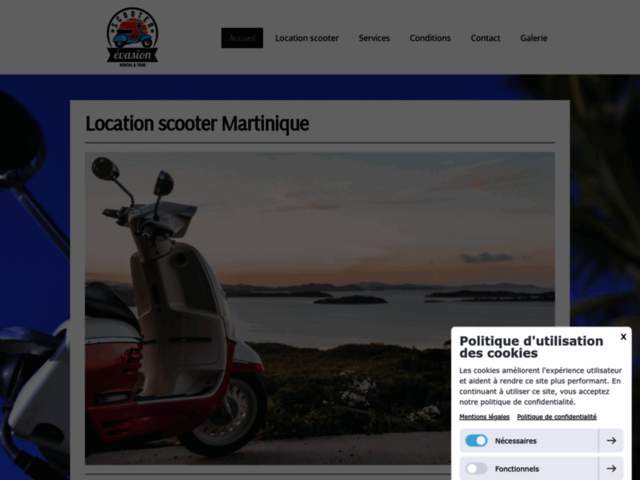 › Voir plus d'informations : Scooter évasion Martinique