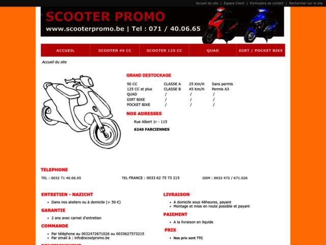 › Voir plus d'informations : Scoot Promo - Scooter en déstockage