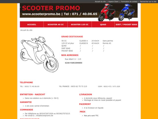 Scoot Promo - Scooter en déstockage