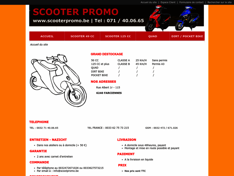 › Voir plus d'informations : Scoot Promo - Scooter en déstockage