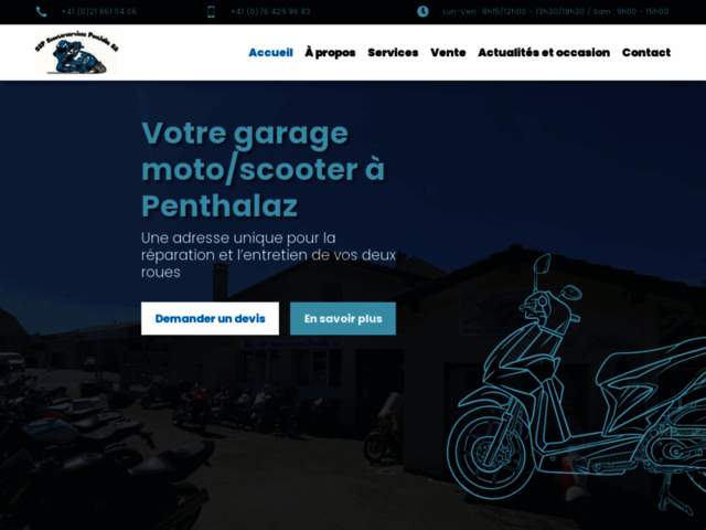 › Voir plus d'informations : SSP Scooterservices Penthalaz SA - Garage pour motos et scooters