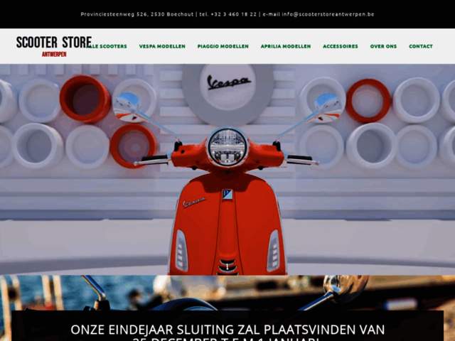 › Voir plus d'informations : Vespa Center Antwerp