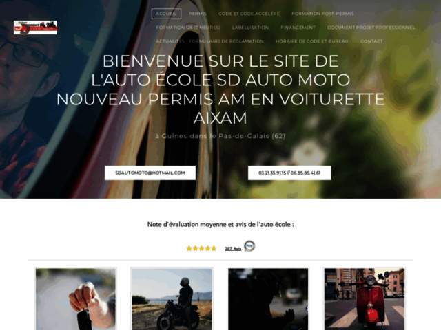 › Voir plus d'informations : Sd Auto Moto Driving School À Guînes