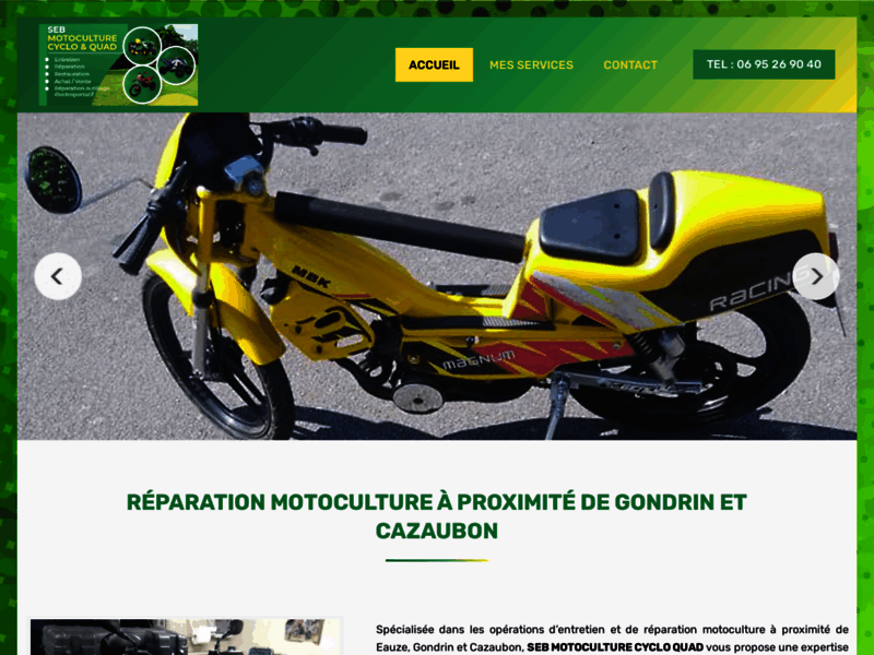 › Voir plus d'informations : SEB MOTOCULTURE CYCLO QUAD