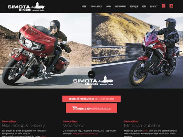 Simota Bikes GmbH Root / Luzern - Indian Motorcycle / Honda / Moto Morini