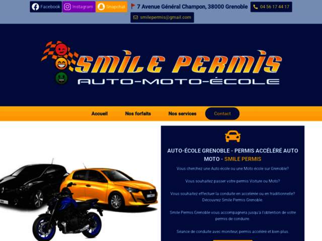 › Voir plus d'informations : Driving School Grenoble Smile Permis Permis Accelerated Auto Moto