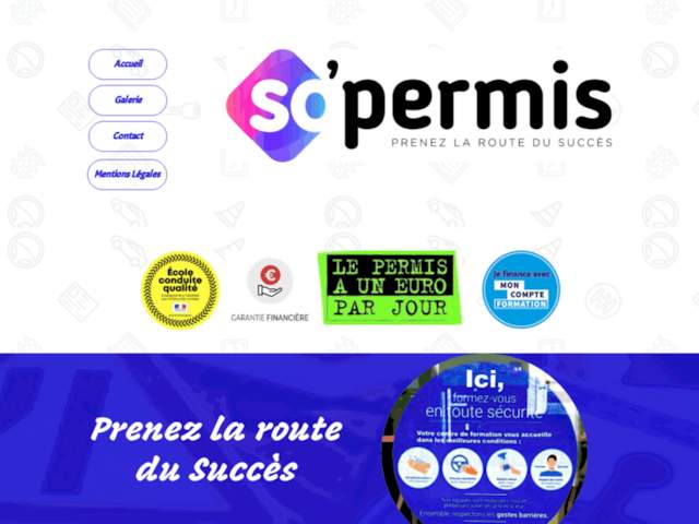 › Voir plus d'informations : Driving School So'permis