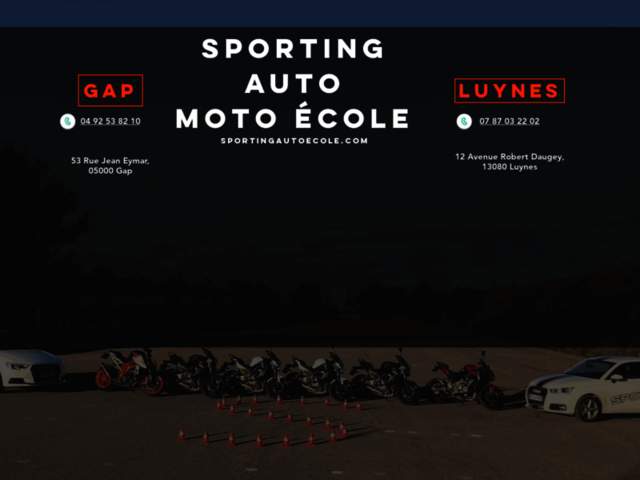 › Voir plus d'informations : Sporting Auto Moto Ecole
