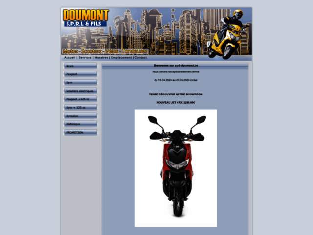 › Voir plus d'informations : Doumont Motos Scooters