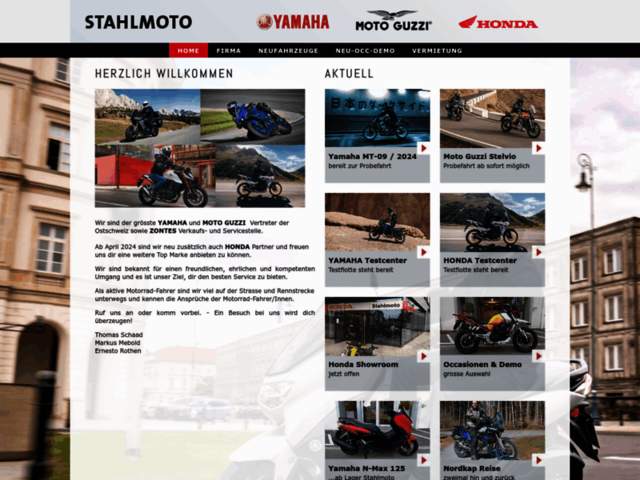 › Voir plus d'informations : STAHLMOTO - Yamaha - Moto Guzzi - Honda - Zontes