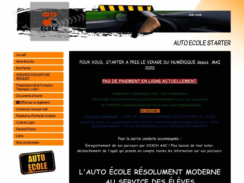 › Voir plus d'informations : Driving School Starter