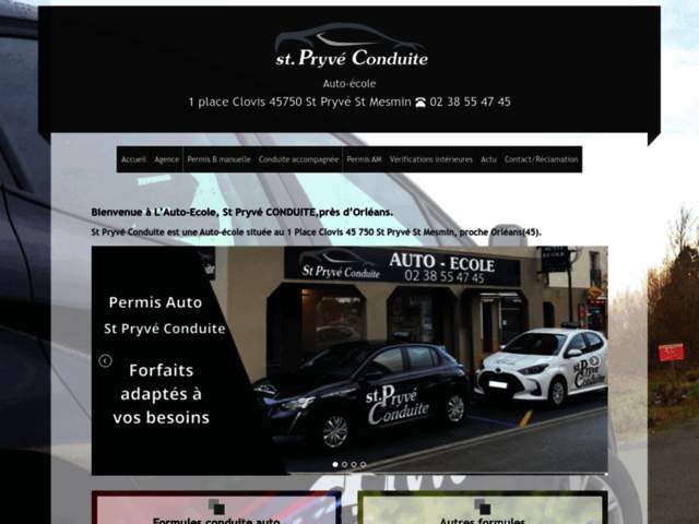 › Voir plus d'informations : Driving School St Pryvé Conduite