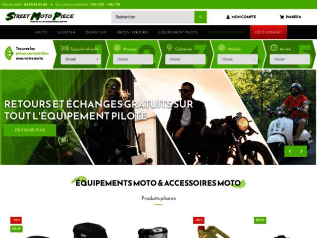 › Voir plus d'informations : Street Moto Pièce