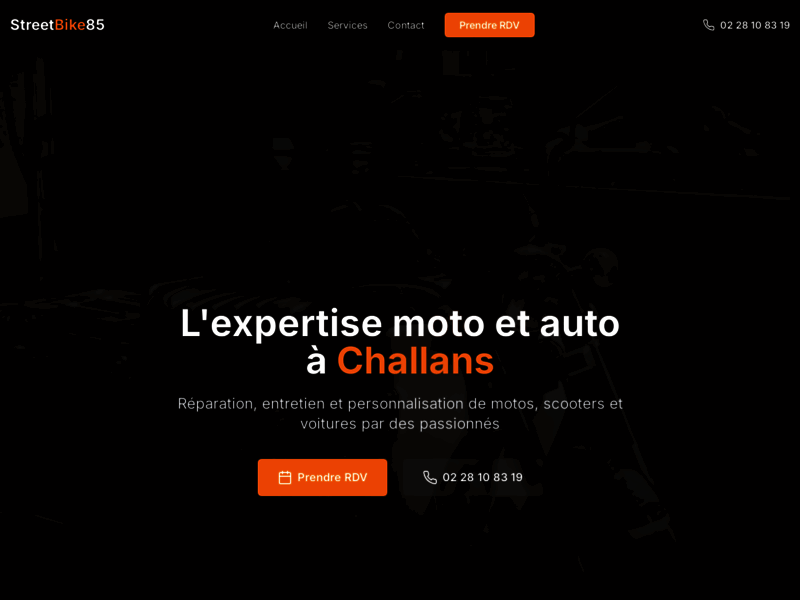 › Voir plus d'informations : Street Bike 85