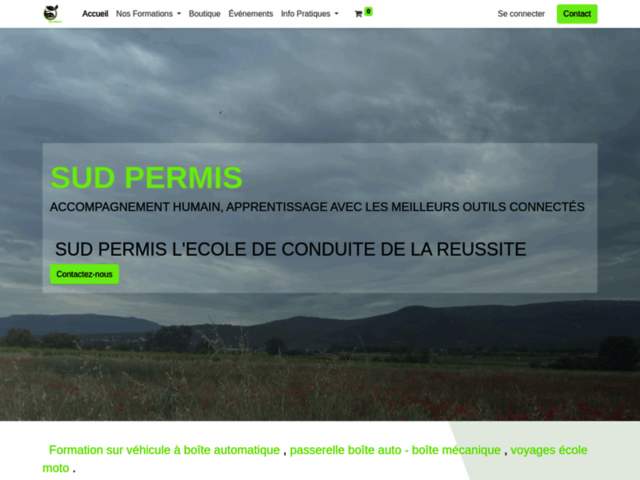 › Voir plus d'informations : Sud Permis