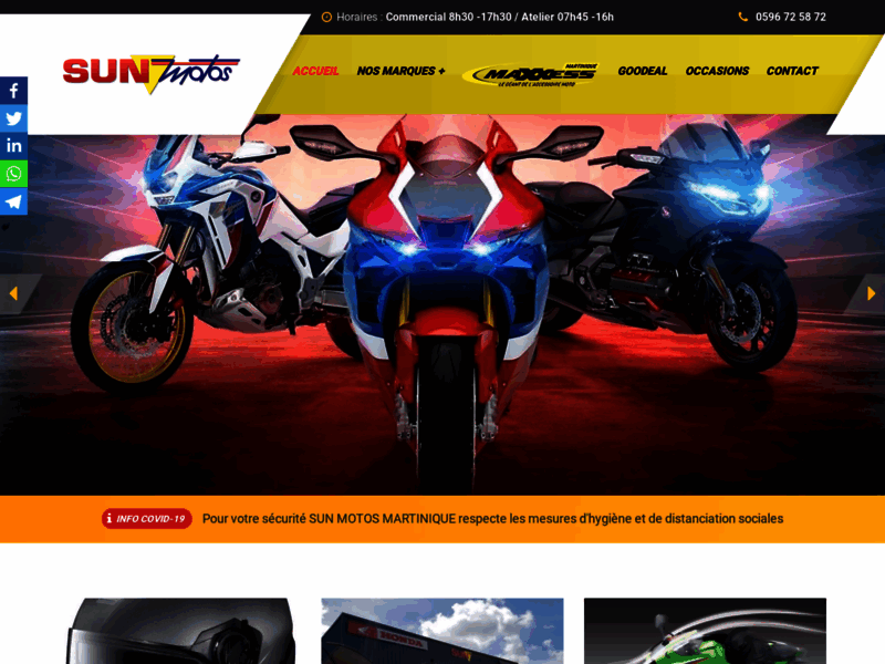 › Voir plus d'informations : SUN MOTOS | Honda