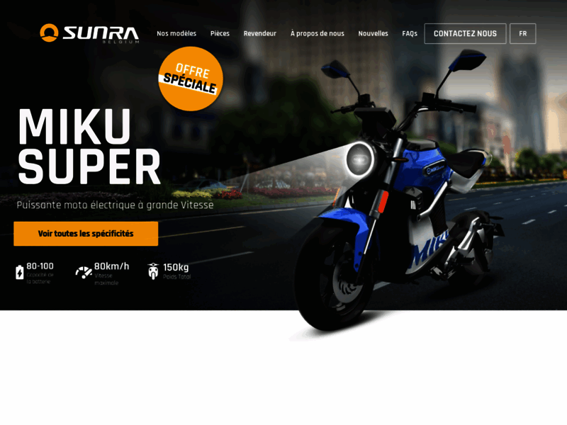 › Voir plus d'informations : Sunra Belgium