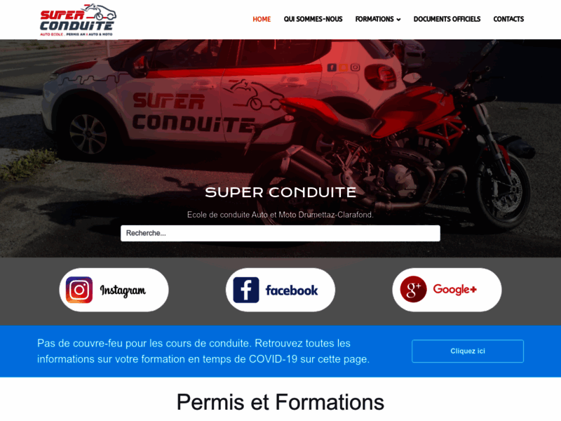 › Voir plus d'informations : Super Conduite